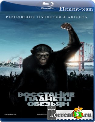    / Rise of the Planet of the Apes (2011) BDRip 720p  Element team